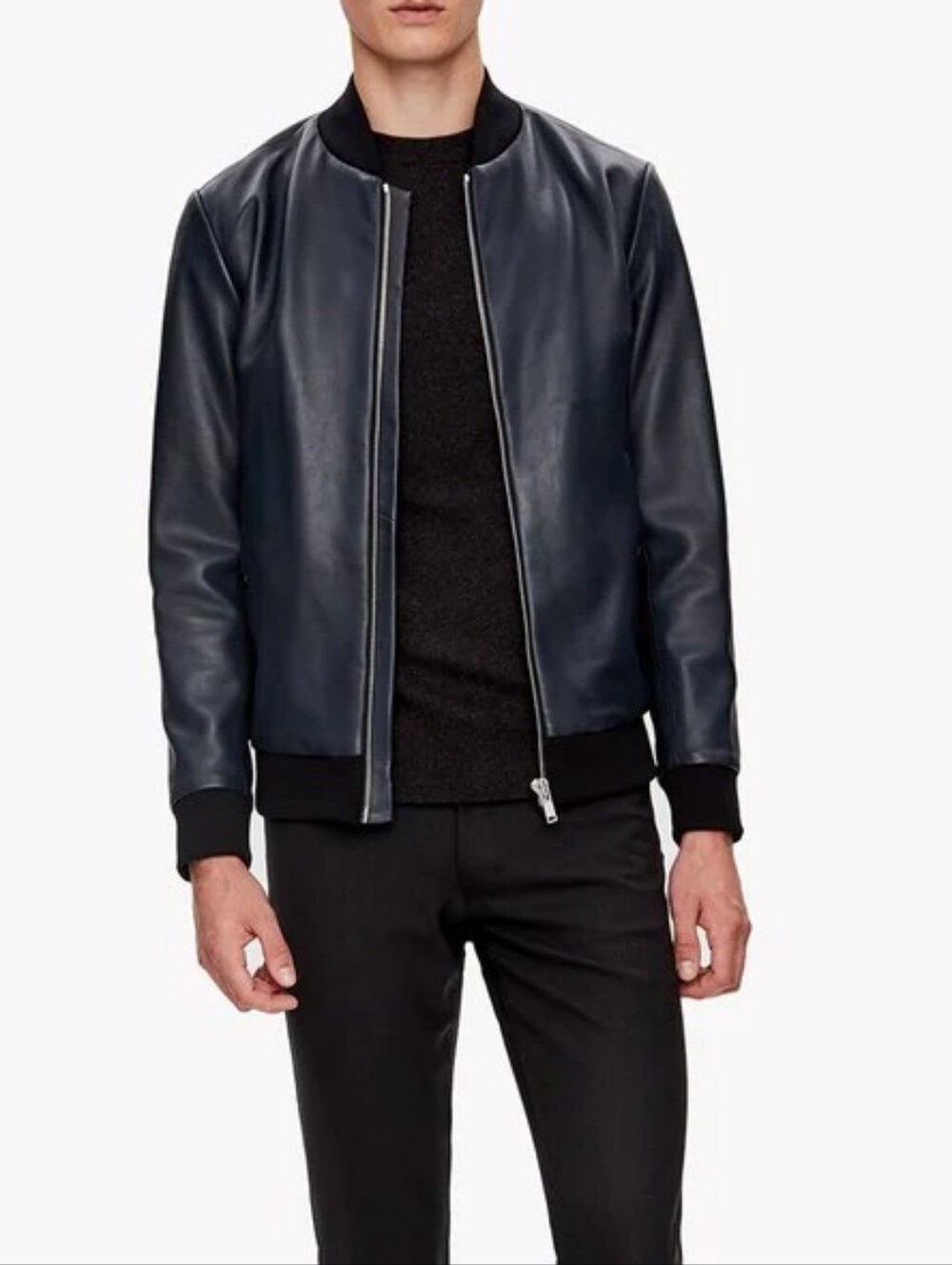 Theory Men's 100% Sheep Leather Bomber